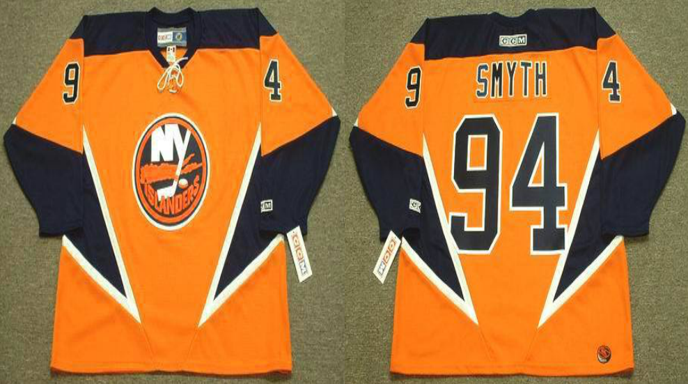 2019 Men New York Islanders 94 Smyth orange CCM NHL jersey